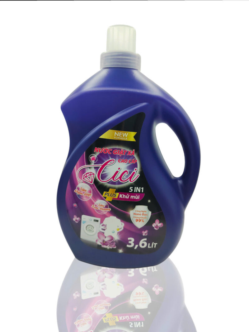 Nước Giặt Can 3,6 Lít Dòng Bình Baby Hương Hoa Huyền Bí