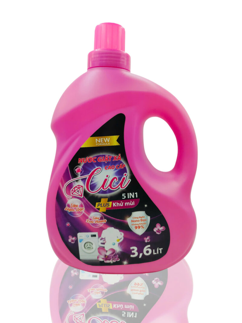 Nước Giặt Can 3,6 Lít  Dòng Bình Baby Hương Ban Mai